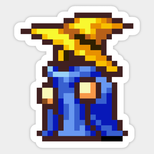 Black Mage Class Sticker by SpriteGuy95